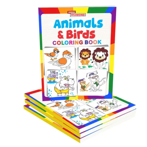 Animals And Birds Colouring Book - Fun Colouring Activity Book For Preschool Kids And Toddlers | Best Painting And Coloring Book-2