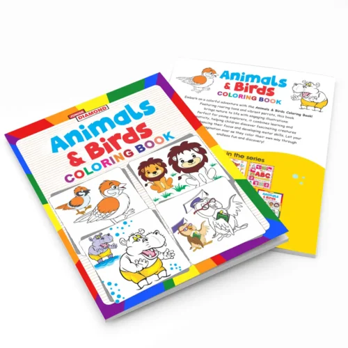 Animals And Birds Colouring Book - Fun Colouring Activity Book For Preschool Kids And Toddlers | Best Painting And Coloring Book-4