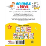 Animals And Birds Colouring Book - Fun Colouring Activity Book for Preschool Kids and Toddlers | Best Painting and Coloring Book-5