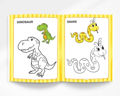 Animals And Birds Colouring Book - Fun Colouring Activity Book For Preschool Kids And Toddlers | Best Painting And Coloring Book-7