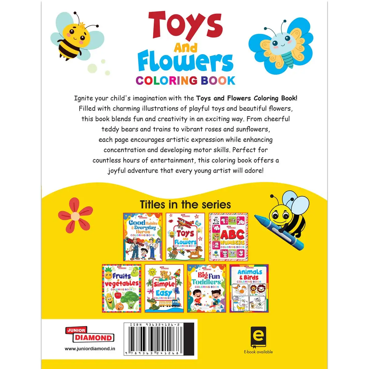 Toys And Flowers Colouring Book - Magical Colouring Book for Kids |Preschool Activity Book -5