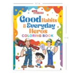 Good Habits & Everyday Heros Coloring Book - Creative Activity Colouring Book for Children |Best Painting and Coloring Book for Kids-3