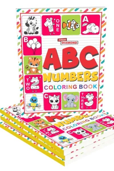 ABC And Numbers Colouring Book - Colourful and Fun Activities for Kids |Colouring Book for Early Learners-2