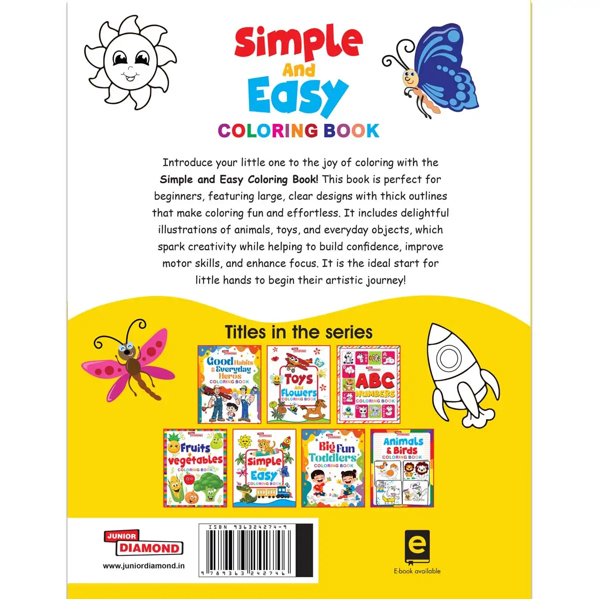 Simple and Easy Colouring Book: Fun, Creative, and Early Learning Activity for Kids-5