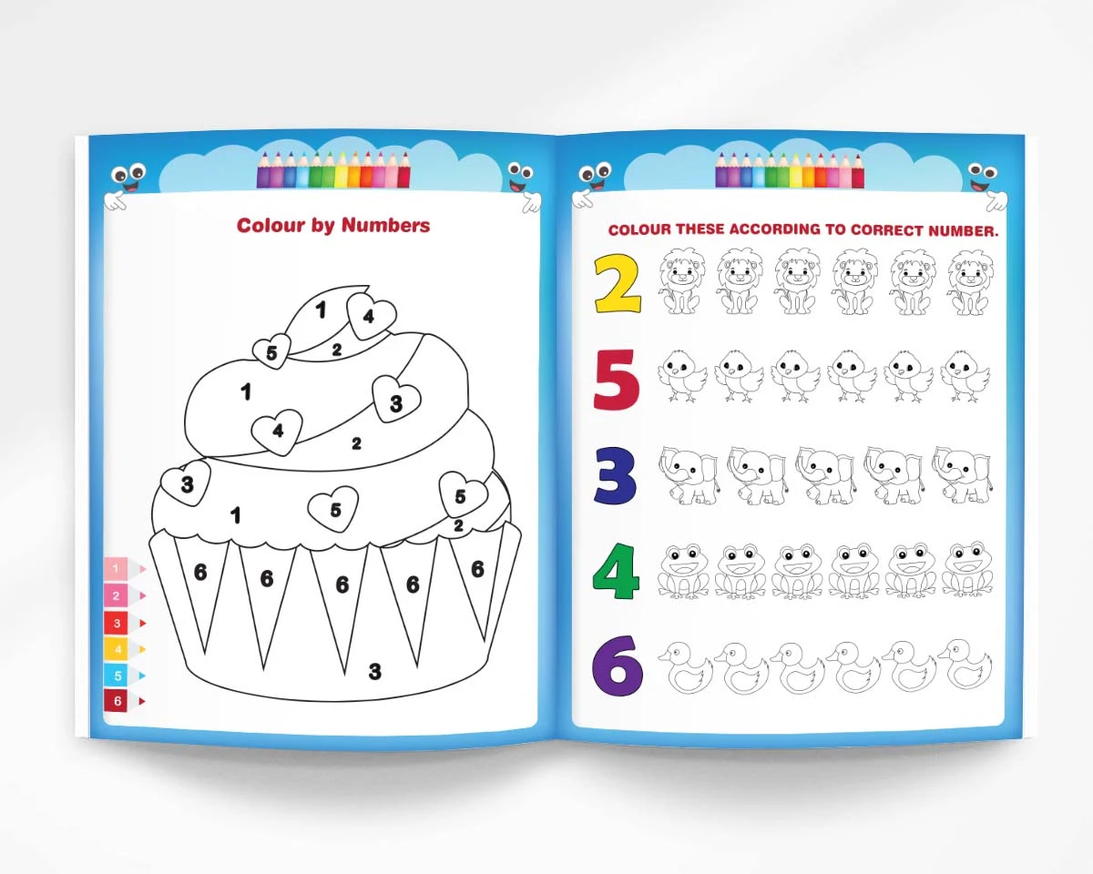 Simple and Easy Colouring Book: Fun, Creative, and Early Learning Activity for Kids-7