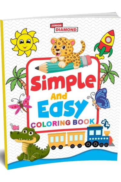 Simple and Easy Colouring Book: Fun, Creative, and Early Learning Activity for Kids-1