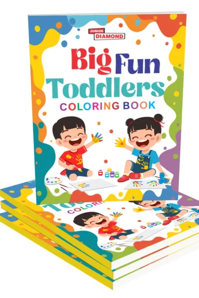 Big Fun Toddlers Colouring Book: Early Learning, Creative Activities, and Easy Coloring for Kids-2