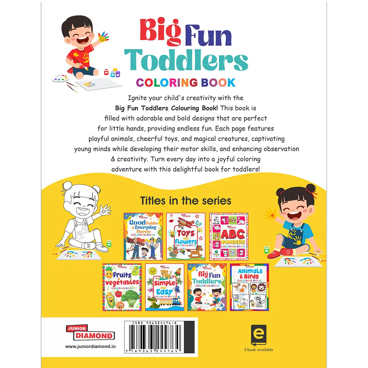 Big Fun Toddlers Colouring Book: Early Learning, Creative Activities, and Easy Coloring for Kids-5