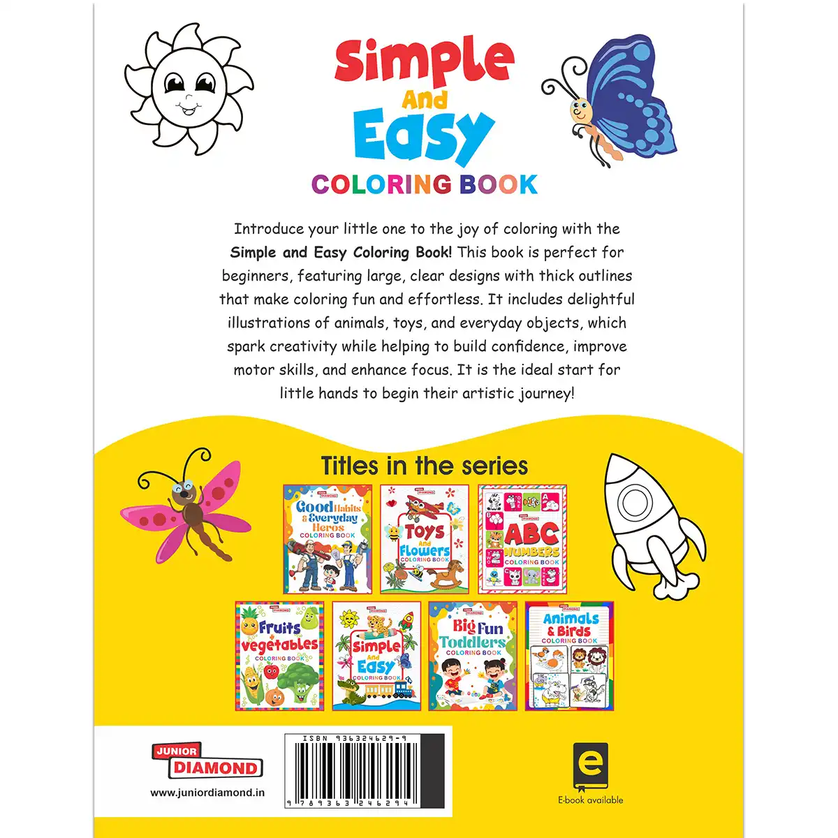 Simple and Easy Colouring Book: Fun, Creative, and Early Learning Activity for Kids-5