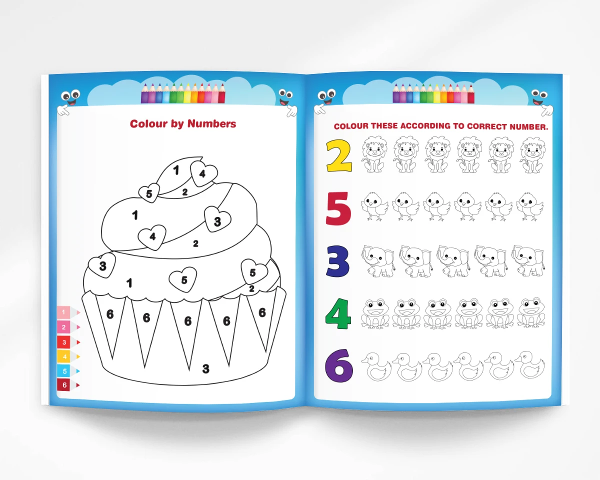 Simple and Easy Colouring Book: Fun, Creative, and Early Learning Activity for Kids-7