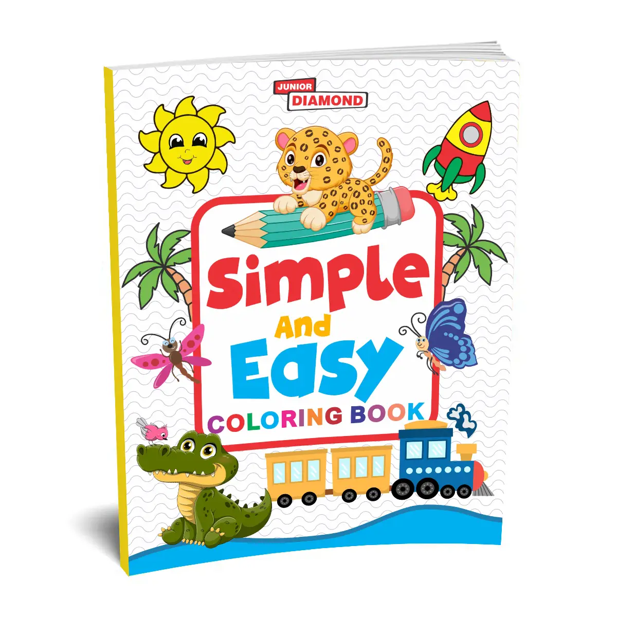 Simple and Easy Colouring Book: Fun, Creative, and Early Learning Activity for Kids-1