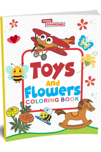 Toys And Flowers Colouring Book - Magical Colouring Book for Kids |Preschool Activity Book -1