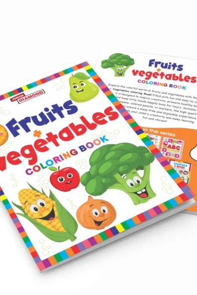 Fruits And Vegetables Colouring Book- Fun Learning Colouring Book for Kids | Colouring Book for Early Learners and Preschool-2