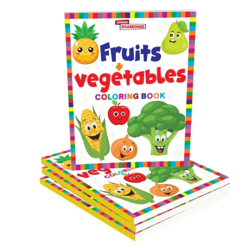 Fruits And Vegetables Colouring Book- Fun Learning Colouring Book For Kids | Colouring Book For Early Learners And Preschool-3