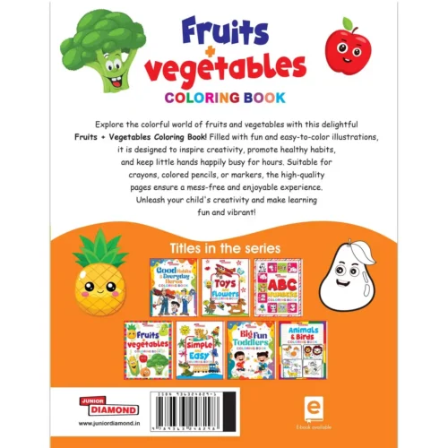 Fruits And Vegetables Colouring Book- Fun Learning Colouring Book For Kids | Colouring Book For Early Learners And Preschool-5