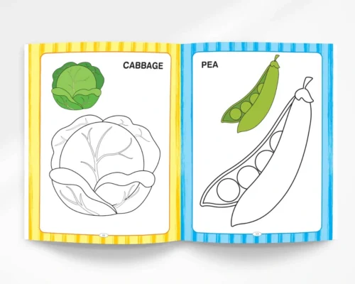Fruits And Vegetables Colouring Book- Fun Learning Colouring Book For Kids | Colouring Book For Early Learners And Preschool-7