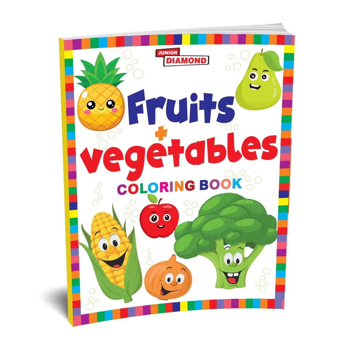 Fruits And Vegetables Colouring Book- Fun Learning Colouring Book for Kids | Colouring Book for Early Learners and Preschool-1