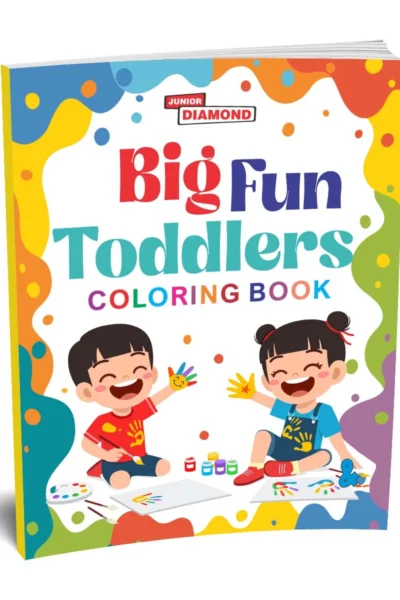 Big Fun Toddlers Colouring Book: Early Learning, Creative Activities, and Easy Coloring for Kids-1