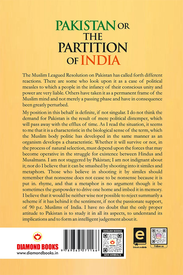 Pakistan or The Partition of India : Dr. B.R. Ambedkar Bold Vision on History, Nation & Division-0