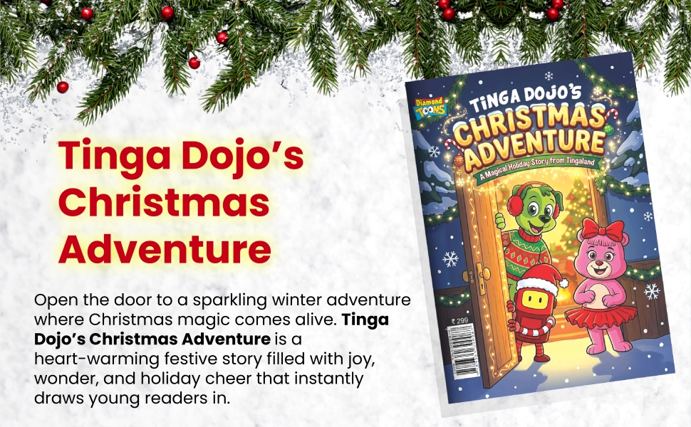 Tinga Dojo's  Christmas Adventure Book : A Magical Christmas Story for Kids | Fun Holiday Adventure with Friendship & Santa-0