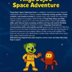 Tinga Dojo's Space Adventure : Fun Learning Activity Book for Kids with Tracing, Puzzles , Numbers & Colouring-0
