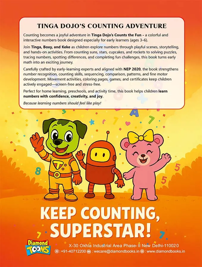 Tinga Dojo's Counting Adventure : A Number Aventure from 1 to 20!-0