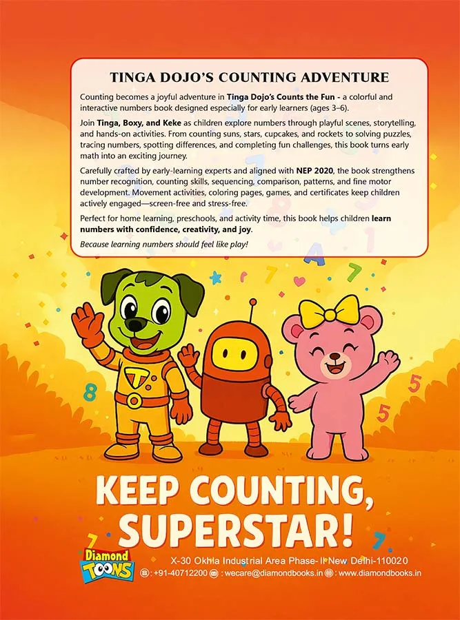 Tinga Dojo's Counting Adventure : A Number Aventure from 1 to 20!-0