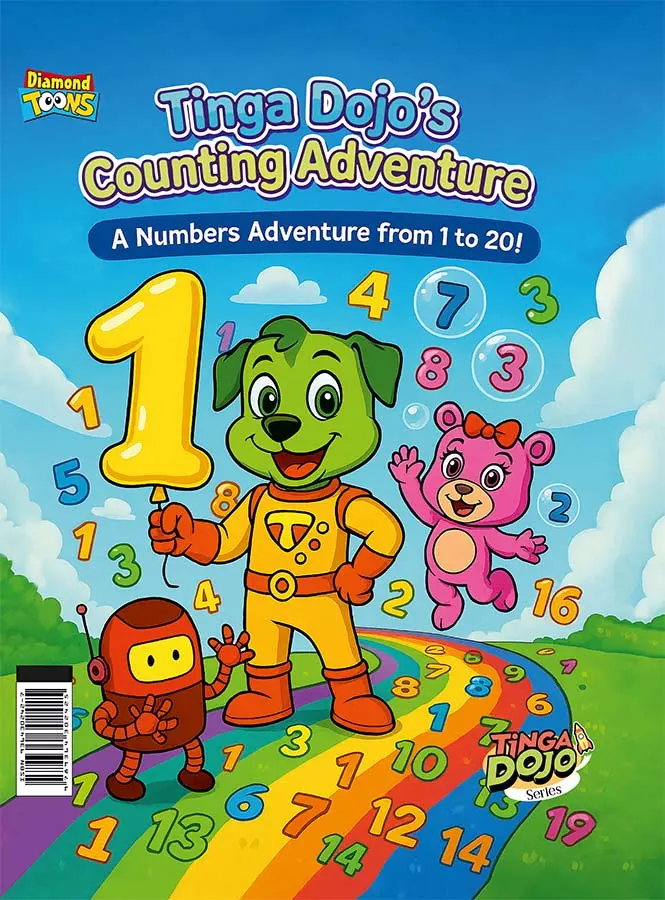 Tinga Dojo's Counting Adventure : A Number Aventure from 1 to 20!-0
