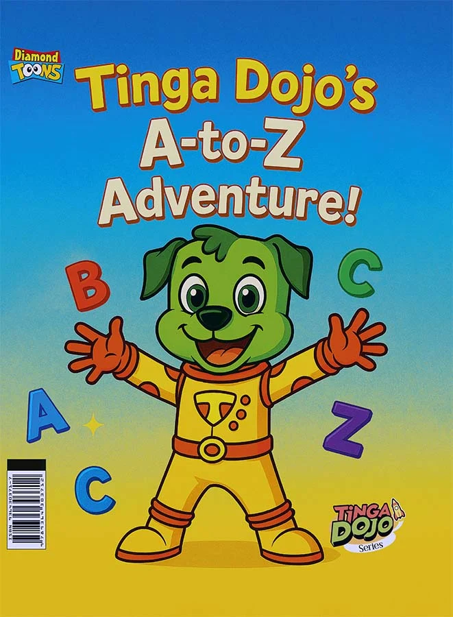 Tinga Dojo's A-to-Z Adventure! A Fun Alphabet Learning Book for Kids | ABC Letters, Words & Early Learning-0