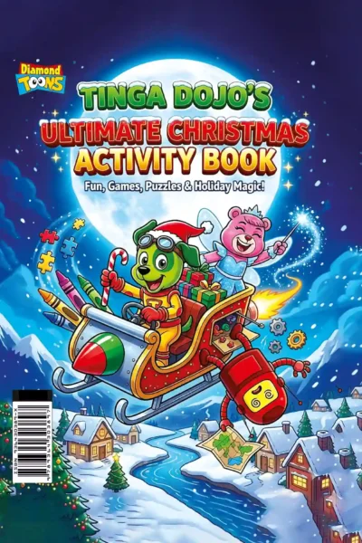 Tinga Dojo's Ultimate Christmas Activity Book : Festive Fun Puzzles, Coloring, Mazes & More | Holiday Activity Book-0