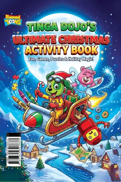 Tinga Dojo's Christmas Adventure & Tinga Dojo's Ultimate Christmas Activity Book - The Magical Christmas Collection (Pack of 2)-0