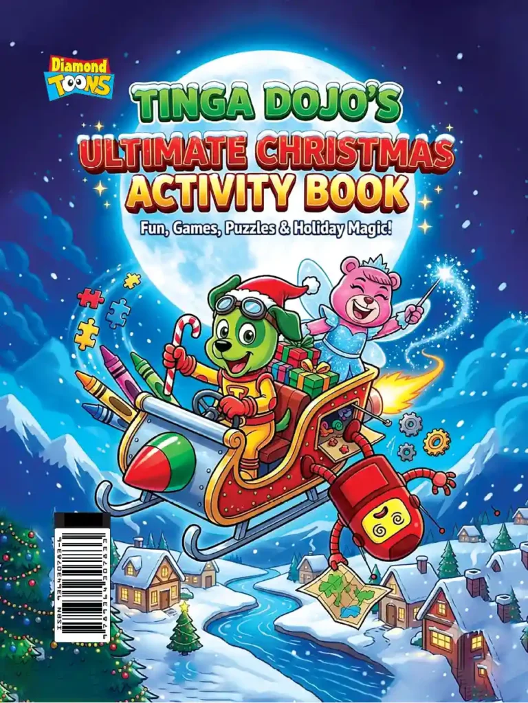 Tinga Dojo's Christmas Adventure & Tinga Dojo's Ultimate Christmas Activity Book - The Magical Christmas Collection (Pack of 2)-0