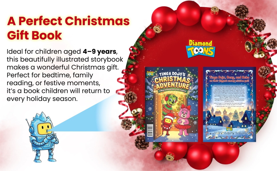 Tinga Dojo's  Christmas Adventure Book : A Magical Christmas Story for Kids | Fun Holiday Adventure with Friendship & Santa-0